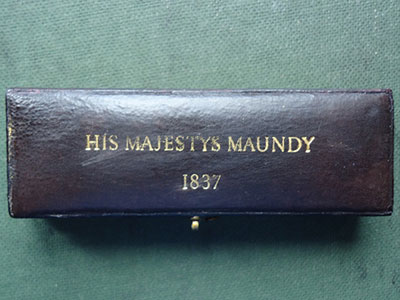 1837 maundy set case