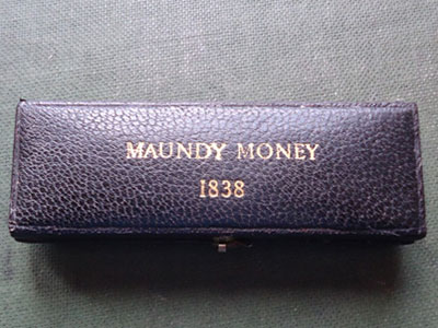 1838 maundy set case