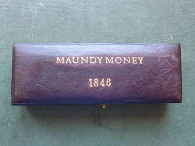 1846 maundy set case