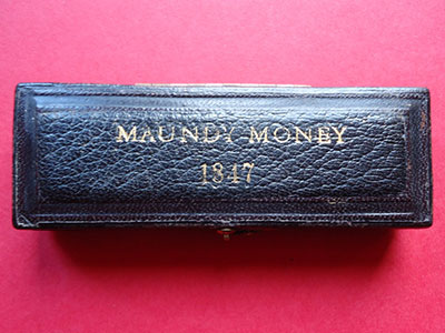 1847 maundy set case