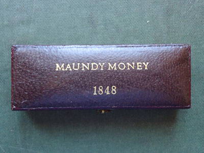 1848 maundy set case