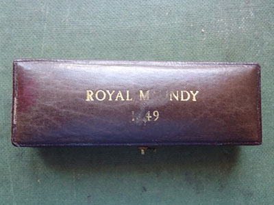 1849 maundy set case