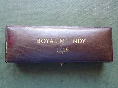 1849 maundy set case