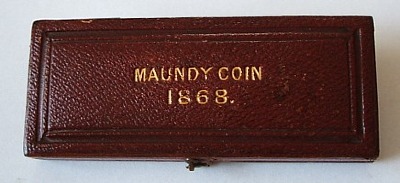 1868 maundy set case