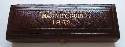 1872 maundy set case