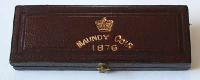 1876 maundy set case
