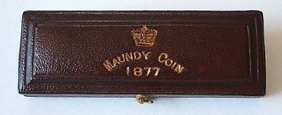 1877 maundy set case