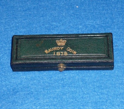 1878 maundy set case