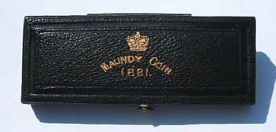 1881 maundy set case