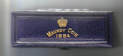 1884 maundy set case