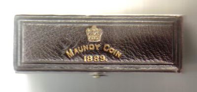 1889 maundy set case