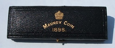 1898 maundy set case