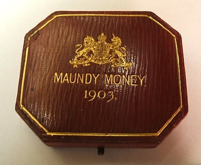 1903 red maundy set case