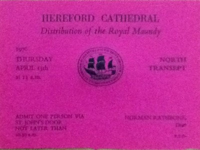 Entry ticket - 1976