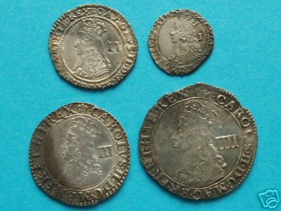 Charles II Hammered Maundy Set